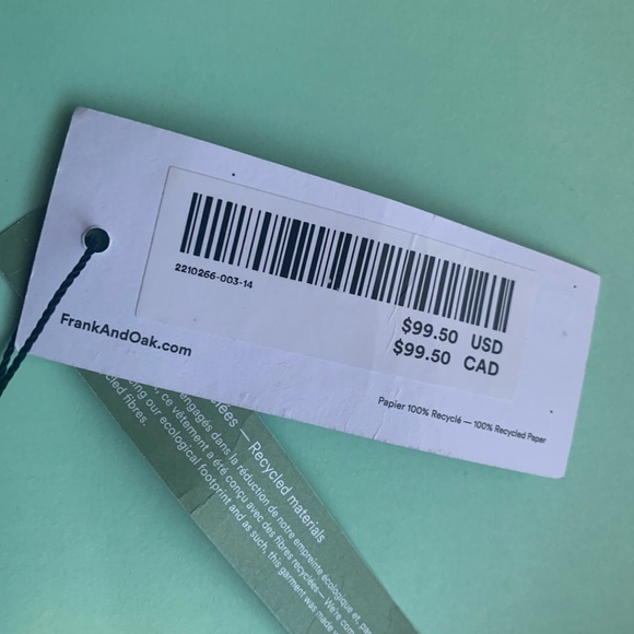 New Frank and Oak wool blended trousers size 14 but a small 14 - Picture 4 of 6